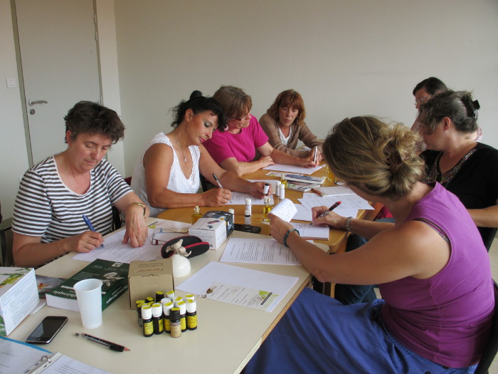 Déroulement de l'atelier aromathérapie